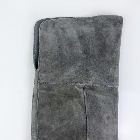 ⚡️SOLD⚡️ frye the clara grey suede over the knee heeled boots - size 9.5 - Picture 10 of 11